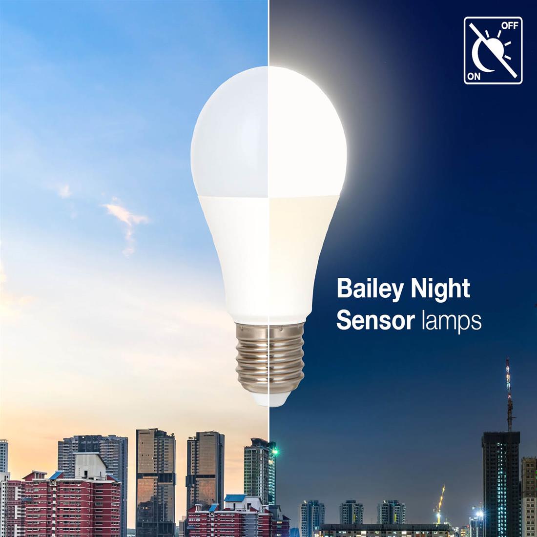 Miniatuur van Bailey LED lamp peer E27 9W 820lm warm wit 2700K (145743)