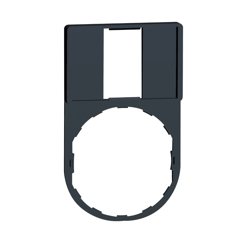 Miniatuur van Schneider Electric Harmony XB4/XB5 etikethouder 30x50mm - zwart (ZBZ33)