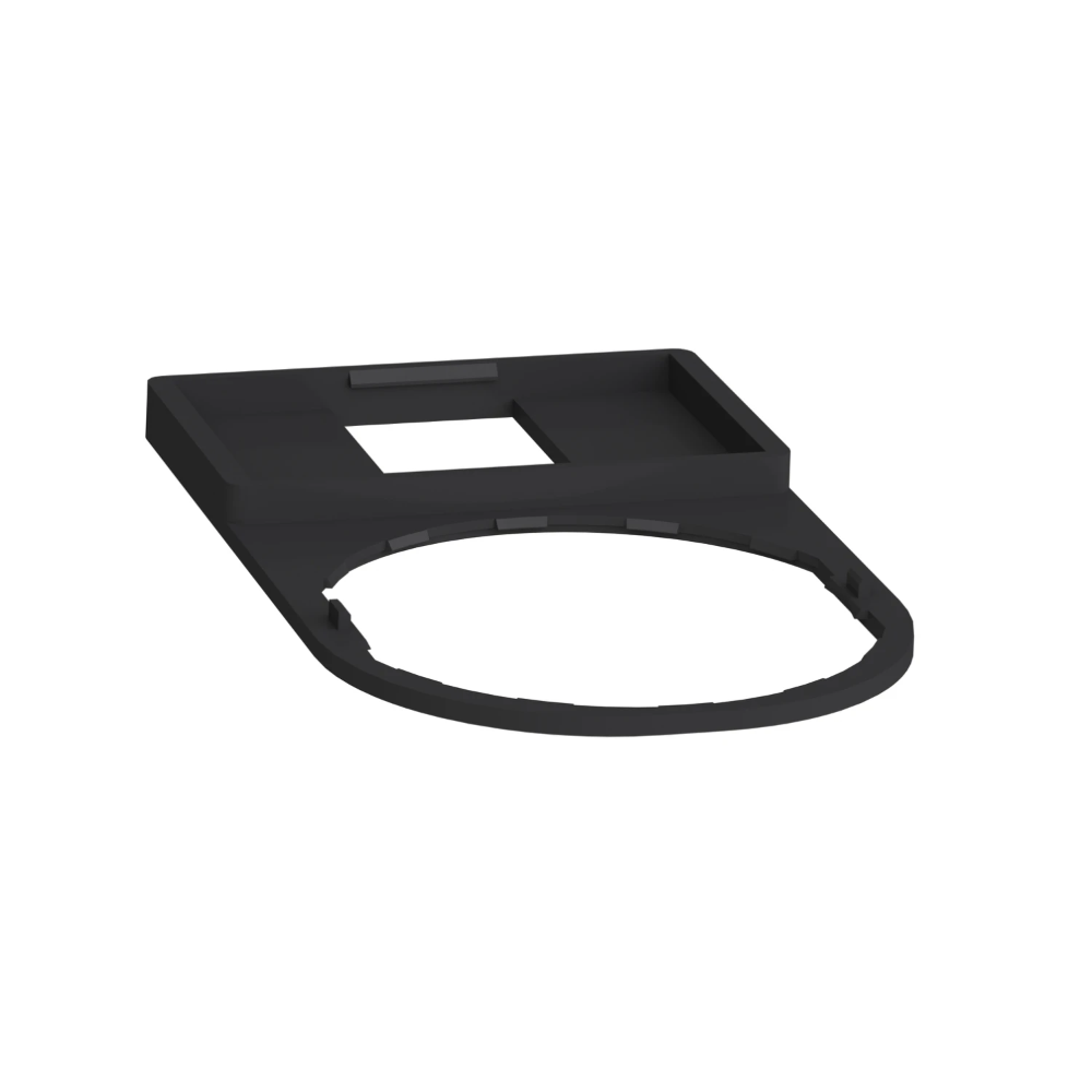 Miniatuur van Schneider Electric Harmony XB4/XB5 etikethouder 30x50mm - zwart (ZBZ33)