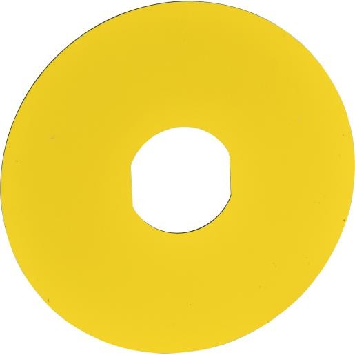 Miniatuur van Schneider Electric Harmony ZBY etiket voor noodstop Ø60mm rond - geel (ZBY9101)
