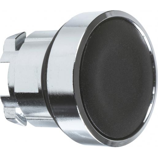 Miniatuur van Schneider Electric Harmony XB4 terugverende drukknop Ø22mm - zwart (ZB4BA2)