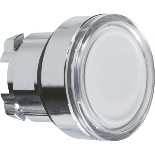 Miniatuur van Schneider Electric Harmony XB4 drukknop met universele LED Ø22mm - wit (ZB4BW313)