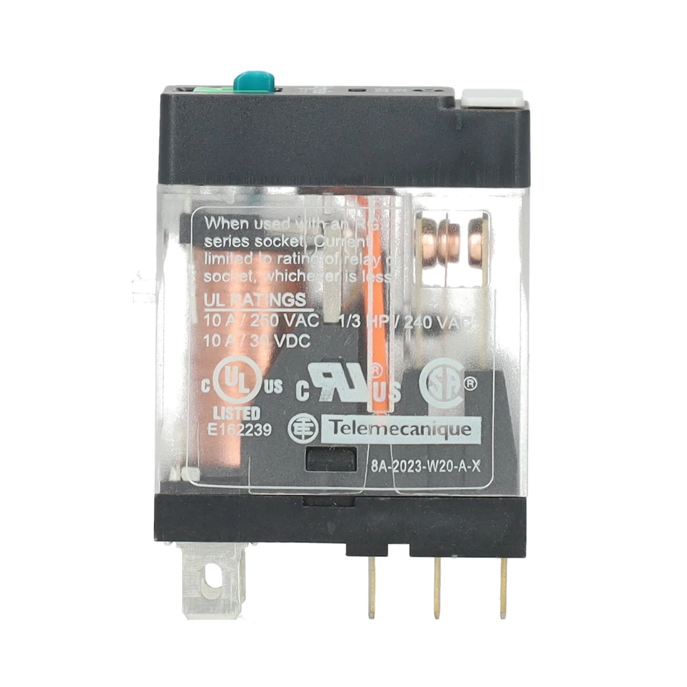 Miniatuur van Schneider Electric Zelio RXG insteekrelais 1M/V 24V DC 10A met LED (RXG12BD)