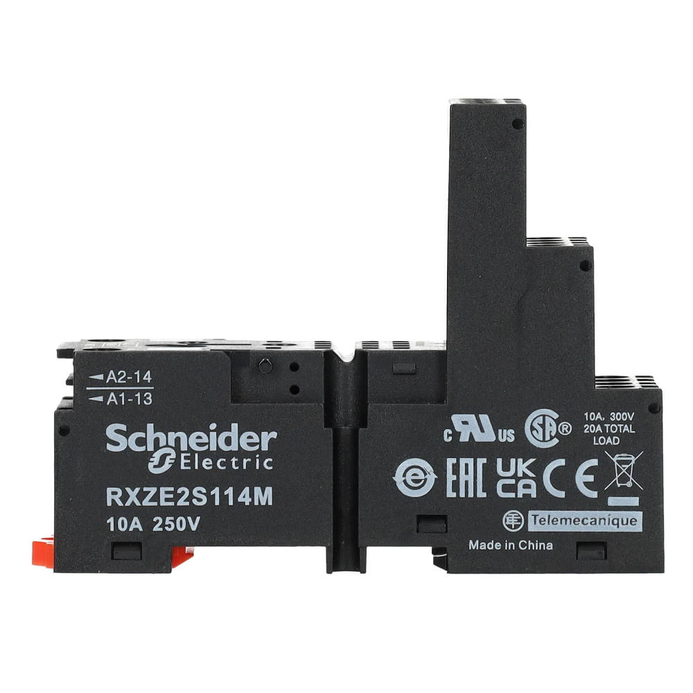 Miniatuur van Schneider Electric Zelio RXZ relaisvoet voor RXM4 4-polig 10A -250V (RXZE2S114M)