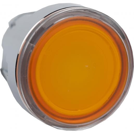 Miniatuur van Schneider Electric Harmony XB4 kop voor verlichte drukknop Ø22mm - geel (ZB4BW353)