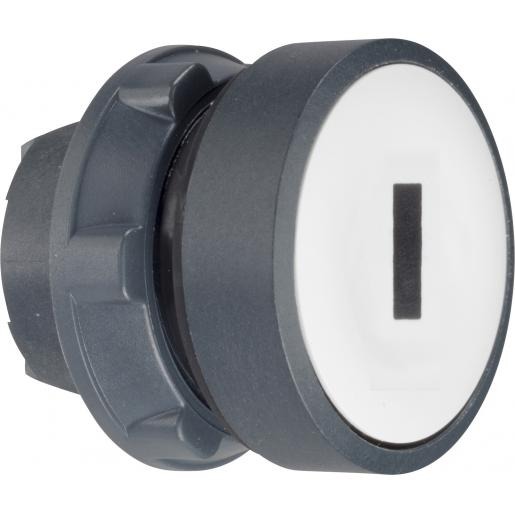 Miniatuur van Schneider Electric Harmony XB5 verlichte drukknop Ø22mm tergverend BA9S - wit (ZB5AW313)