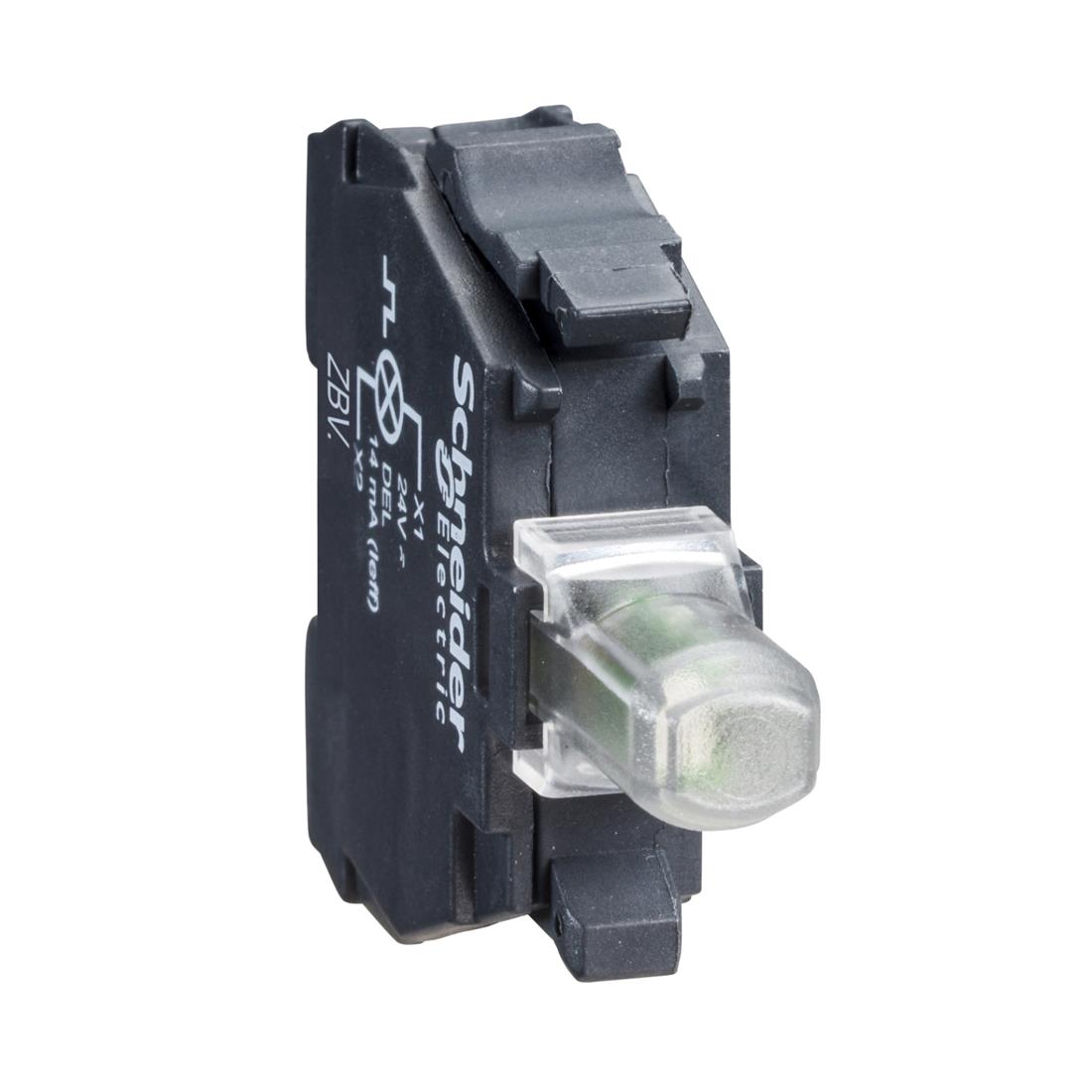 Miniatuur van Schneider Electric Harmony XB4/XB5 universeel LED-blok Ø22mm 12V AC/DC - wit (ZBVJ1)