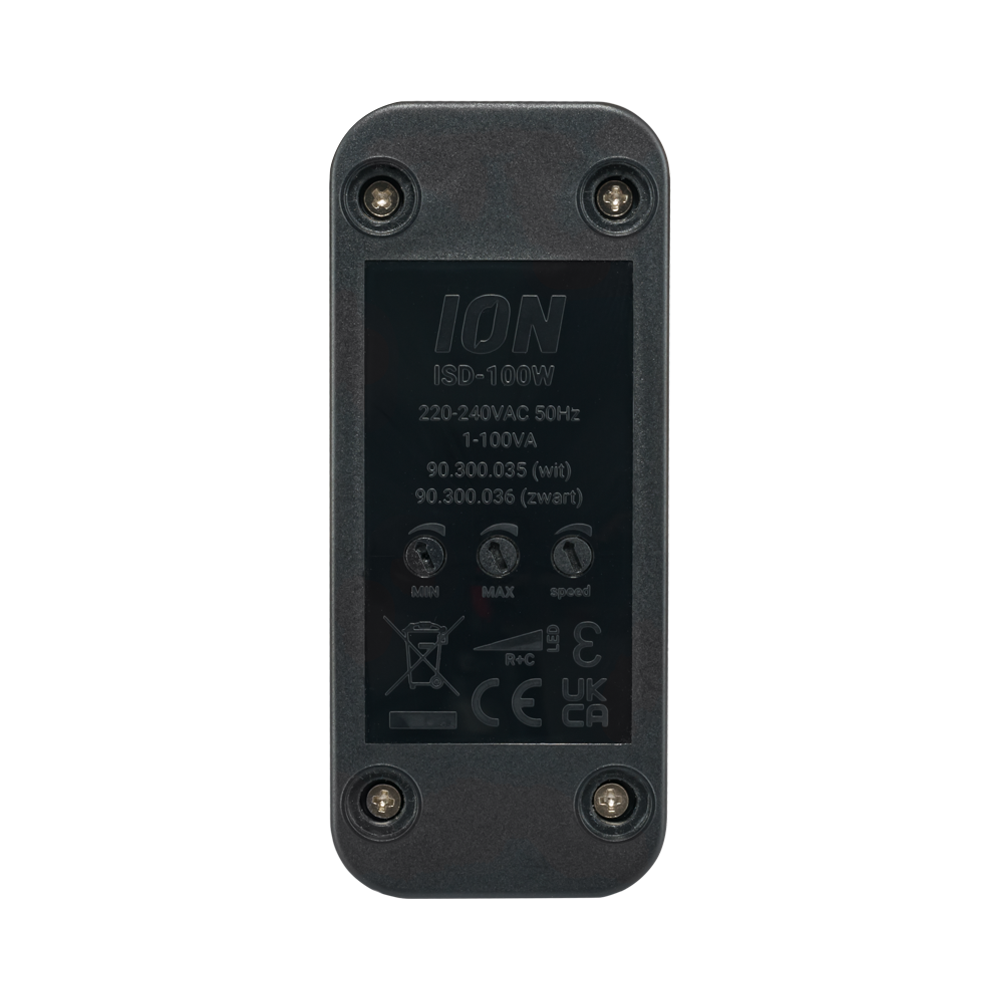 Miniatuur van ION industries universele snoerdimmer LED 0,3-75W 230V - zwart (90.300.031)