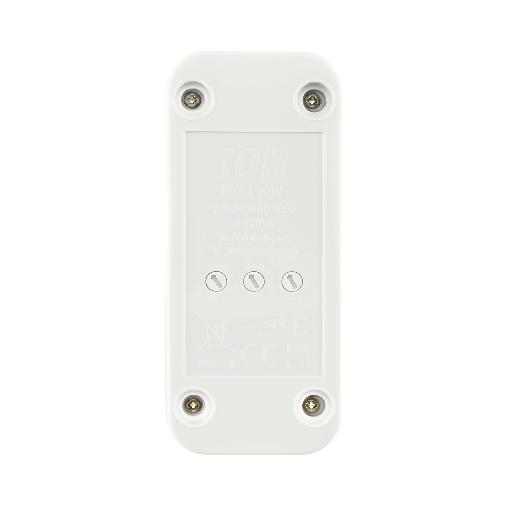 Miniatuur van ION industries universele snoerdimmer LED 0,3-75W 230V - wit (90.300.030)