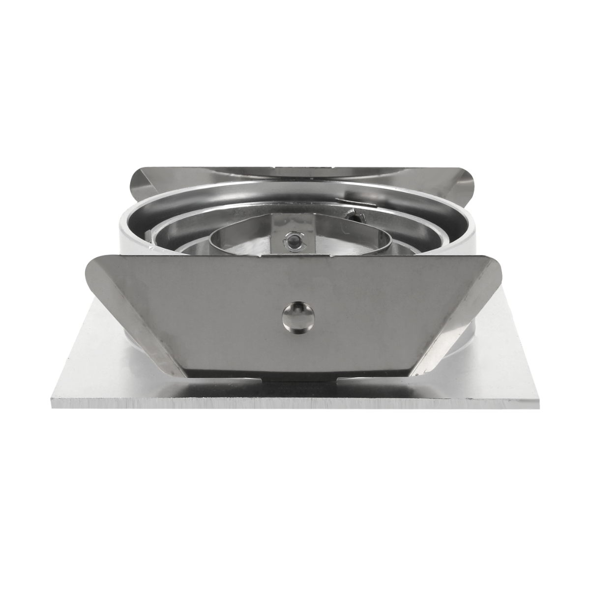 Miniatuur van Yphix inbouwspot vierkant kantelbaar aluminium GU10 zaagmaat Ø80mm - diameter 93mm met bladveren (50114370)