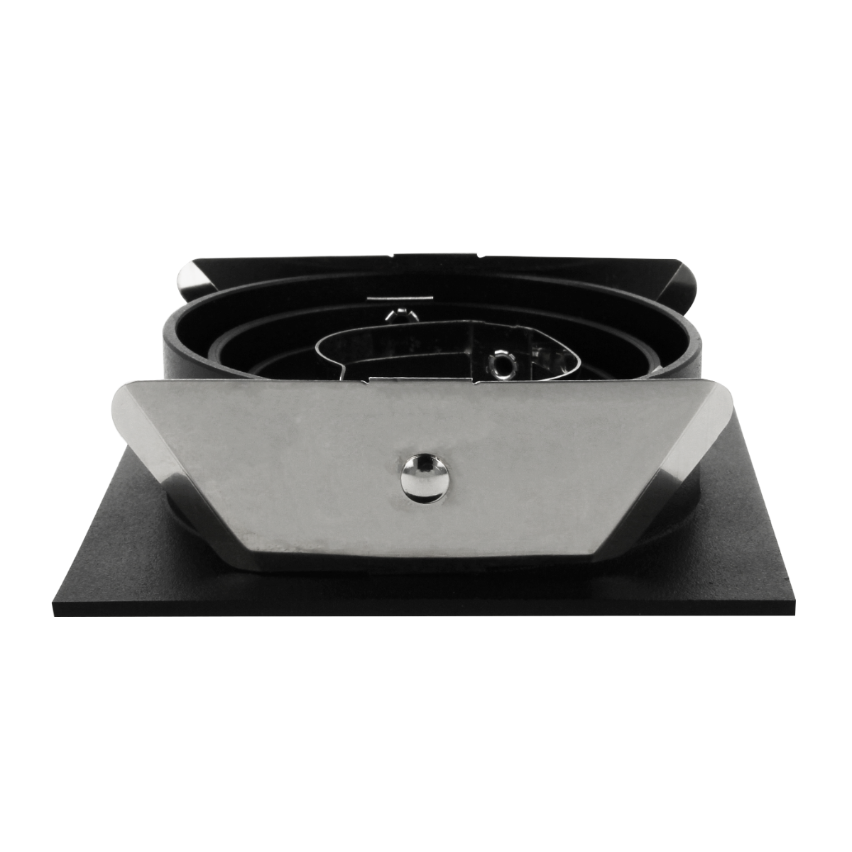 Miniatuur van Yphix inbouwspot vierkant kantelbaar zwart GU10 zaagmaat Ø80mm - diameter 93mm met bladveren (50114372)
