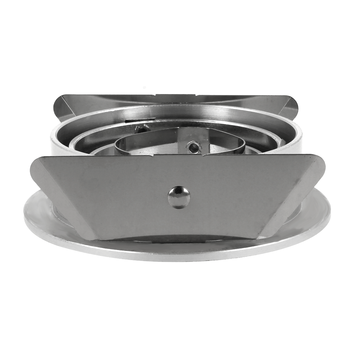 Miniatuur van Yphix inbouwspot rond kantelbaar aluminium GU10 zaagmaat Ø80mm - diameter 92mm met bladveren (50114473)