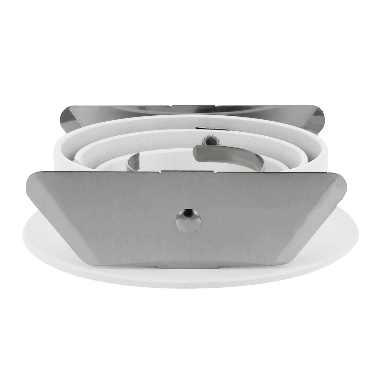 Miniatuur van Yphix inbouwspot rond kantelbaar wit GU10 zaagmaat Ø80mm - diameter 92mm met bladveren (50114474)