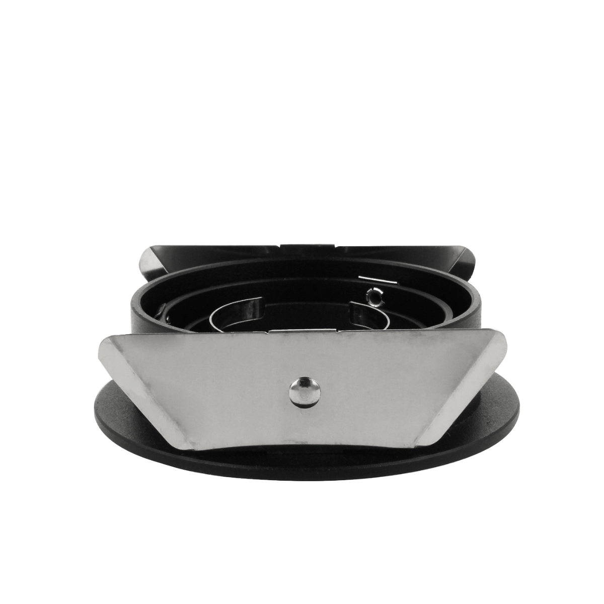 Miniatuur van Yphix inbouwspot rond kantelbaar zwart GU10 zaagmaat Ø80mm - diameter 92mm met bladveren (50114475)