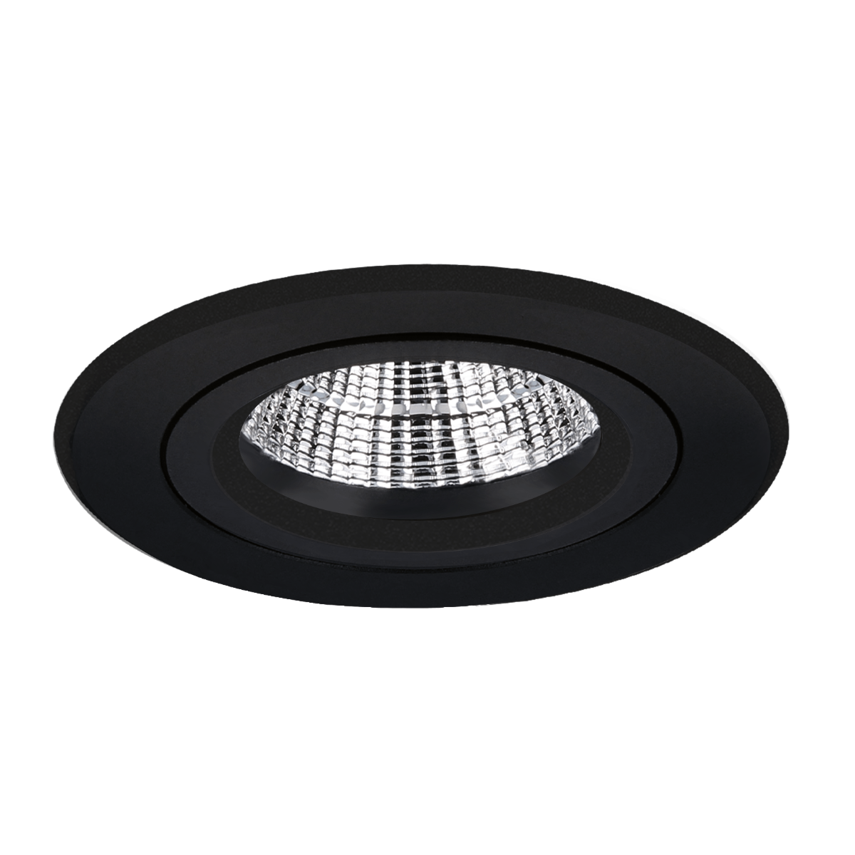 Miniatuur van Yphix inbouwspot rond kantelbaar zwart GU10 zaagmaat Ø70mm - diameter 82mm met bladveren (50114472)