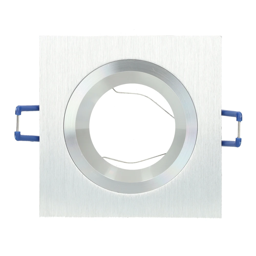 Miniatuur van Yphix inbouwspot vierkant vast aluminium GU10 zaagmaat Ø78mm - diameter 93mm - verdiept (50114302)