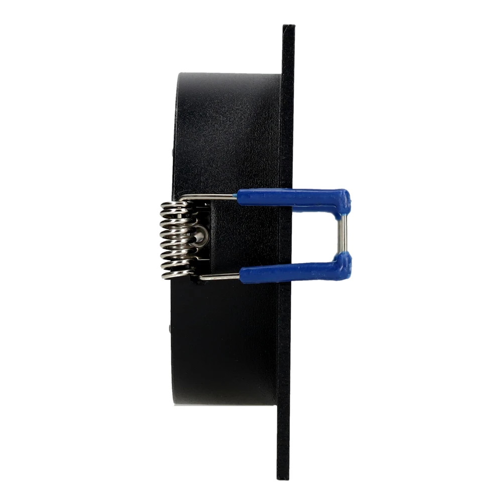 Miniatuur van Yphix inbouwspot vierkant vast zwart GU10 zaagmaat Ø78mm - diameter 93mm - verdiept (50114364)