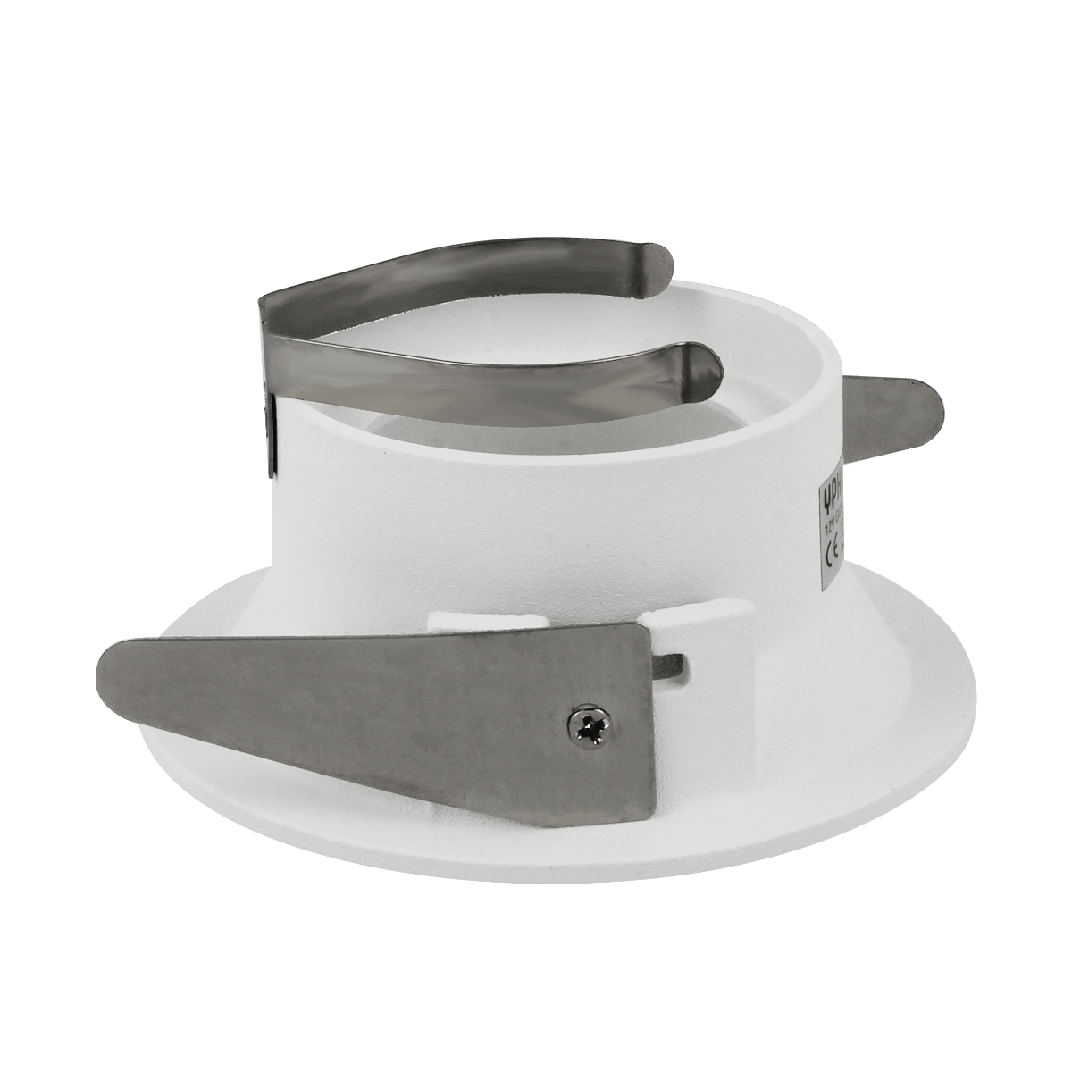 Miniatuur van Yphix inbouwspot rond vast wit GU10 zaagmaat Ø70mm - diameter 82mm - verdiept met bladveren (50114476)