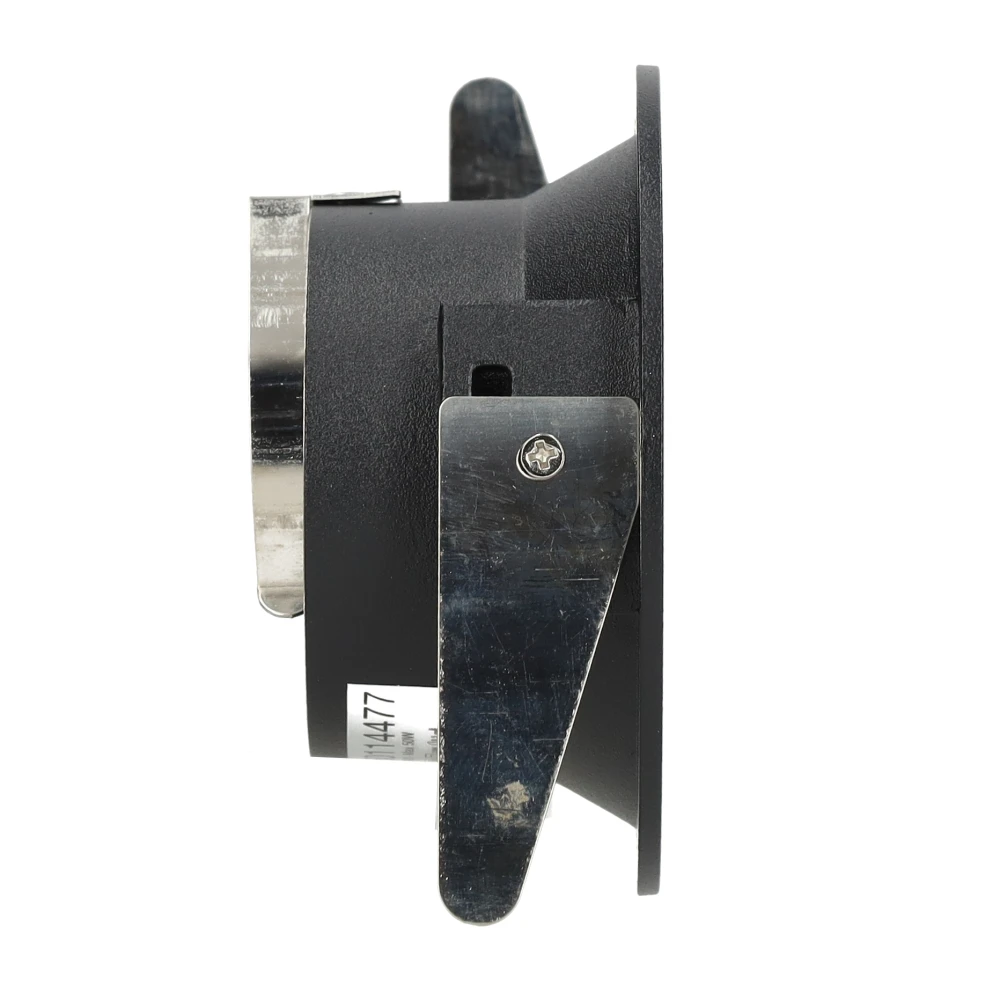 Miniatuur van Yphix inbouwspot rond vast zwart GU10 zaagmaat Ø70mm - diameter 82mm - verdiept met bladveren (50114477)