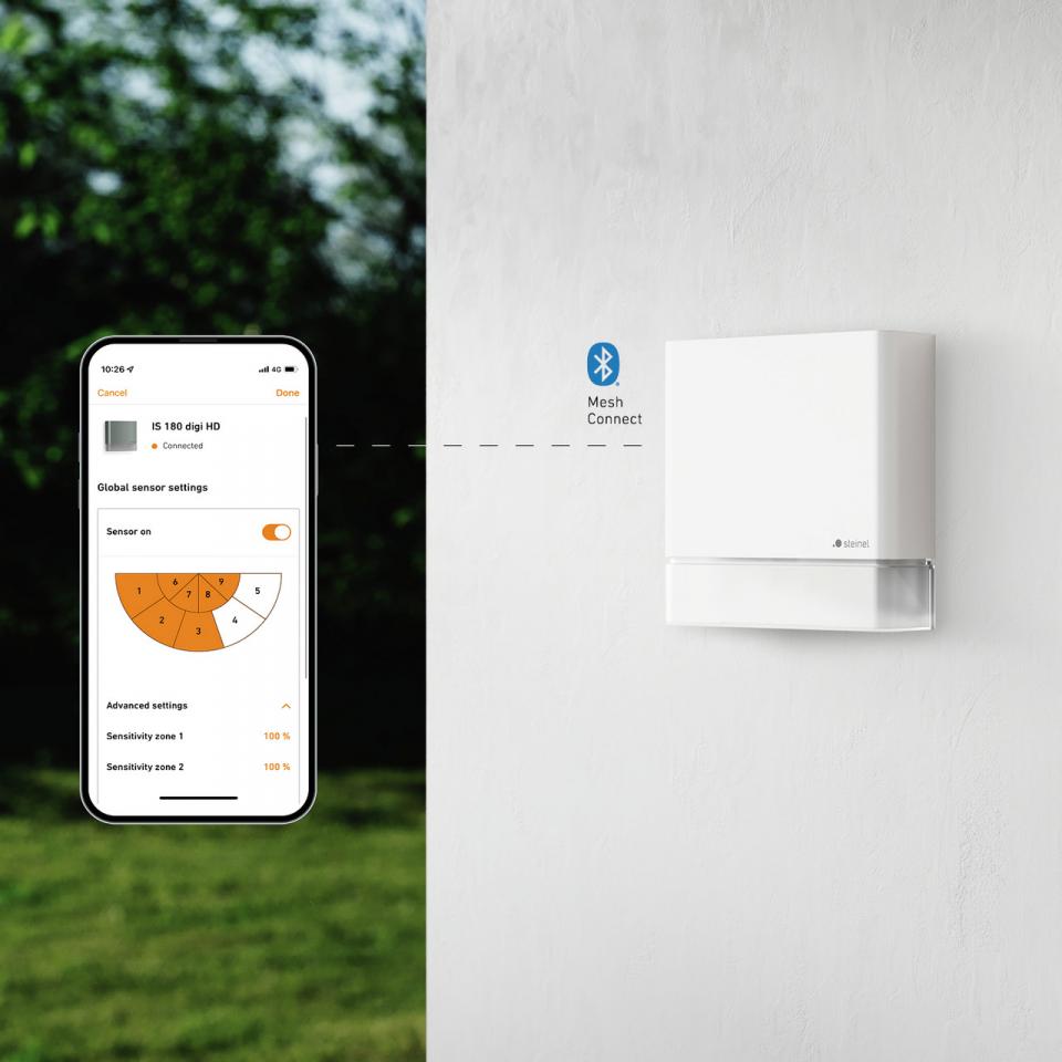Miniatuur van STEINEL infrarood-bewegingsmelder IS 180 digi HD - wit (066109)