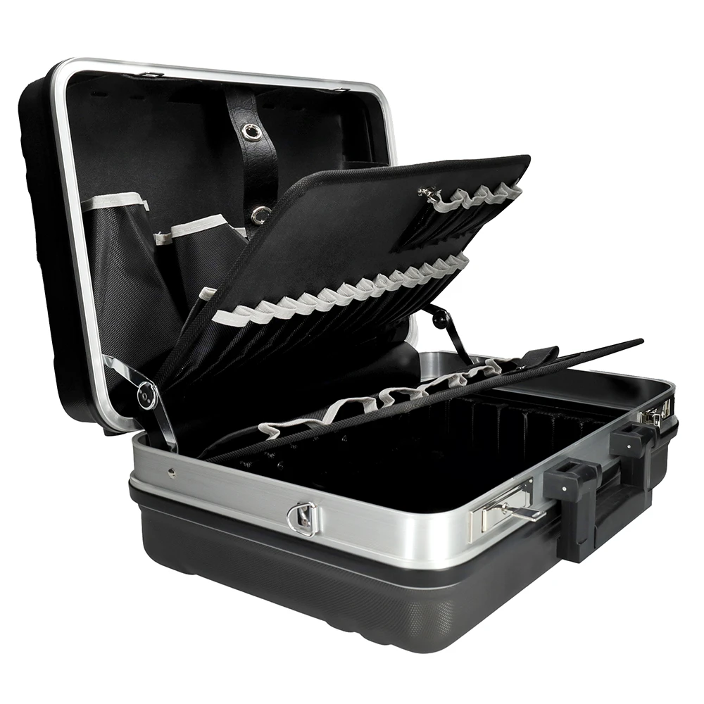 Miniatuur van EMhub gereedschapskoffer Profi hardshell ABS slagvast 480x330x200mm voor circa 35 tools (4089900)