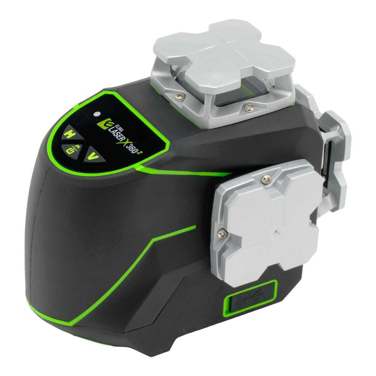 Miniatuur van Elma 3D multi lijnlaser met groene laser 2x360° tot 40 meter (S-ELMA Elma Laser X360-2)