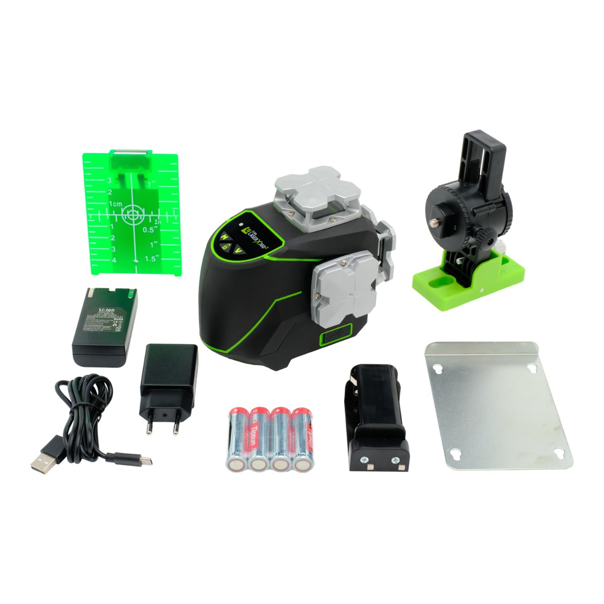 Miniatuur van Elma 3D multi lijnlaser met groene laser 2x360° tot 40 meter (S-ELMA Elma Laser X360-2)