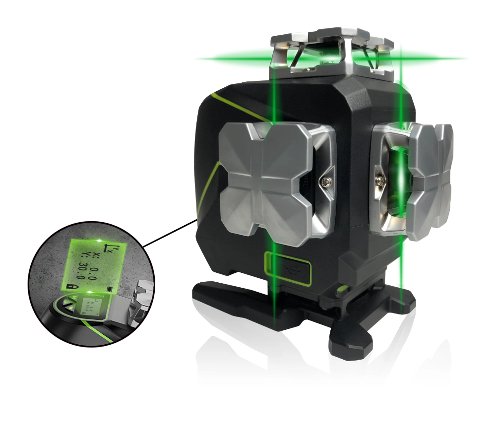 Miniatuur van Elma 3D multi lijnlaser met groene laser 4x360° tot 40 meter (S-ELMA Elma Laser X360-4)