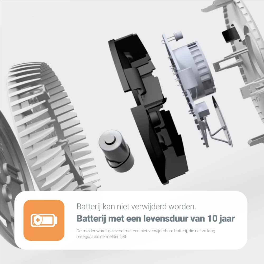 Miniatuur van FireAngel optisch rookmelder met 3V lithium batterij 10 jaar - niet koppelbaar (FA6120-INT)