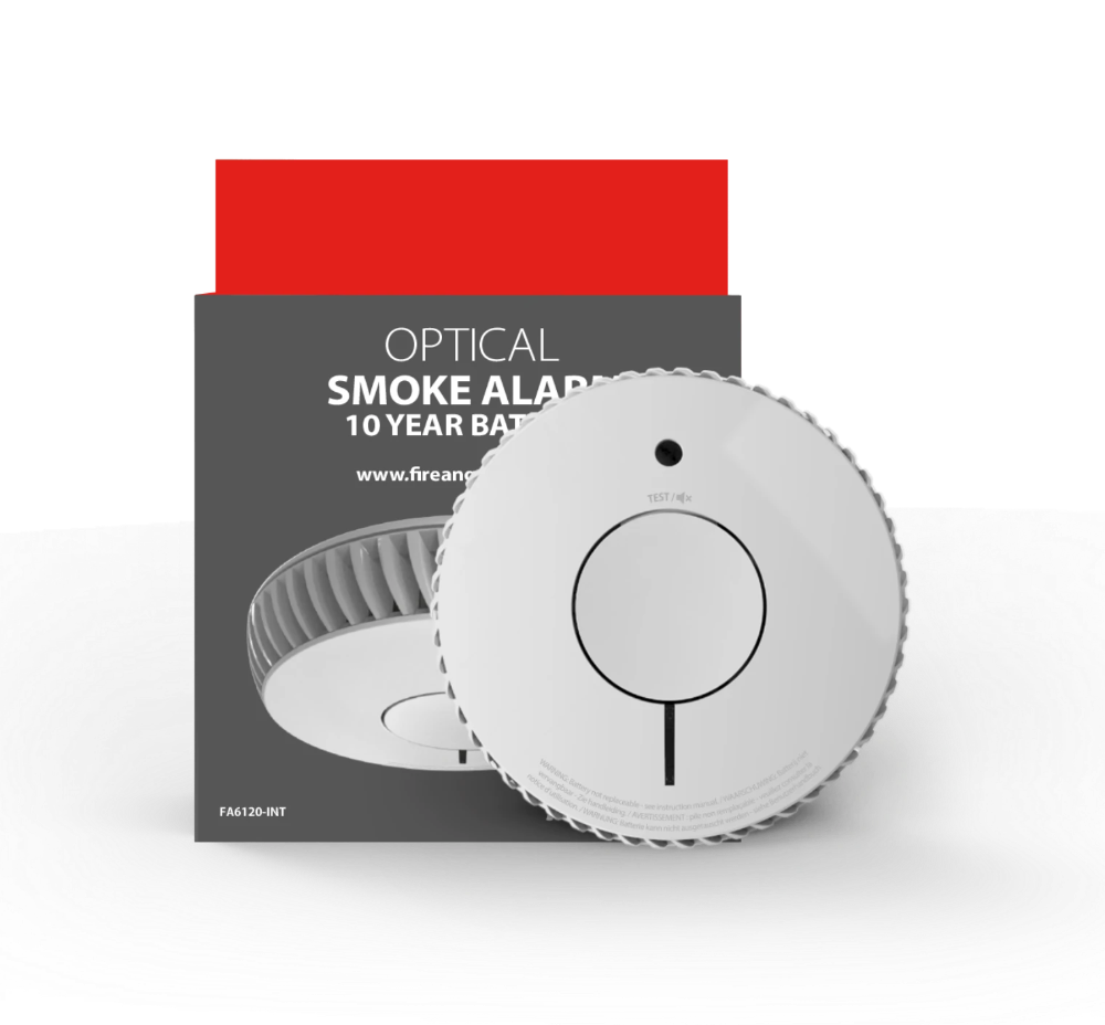 Miniatuur van FireAngel optisch rookmelder met 3V lithium batterij 10 jaar - niet koppelbaar (FA6120-INT)
