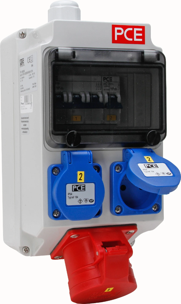 Miniatuur van Kopp 2-voudige wandverdeelkast 16A 5-polig 400V (129602006)