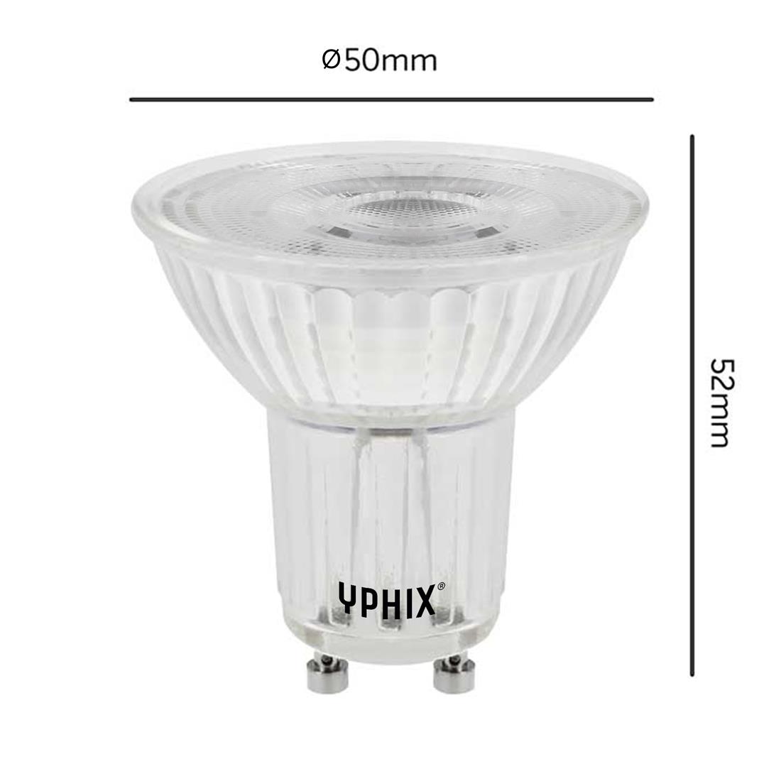 Miniatuur van Yphix LED spot GU10 4.7W 345lm warm wit 2700K dimbaar (50500163)