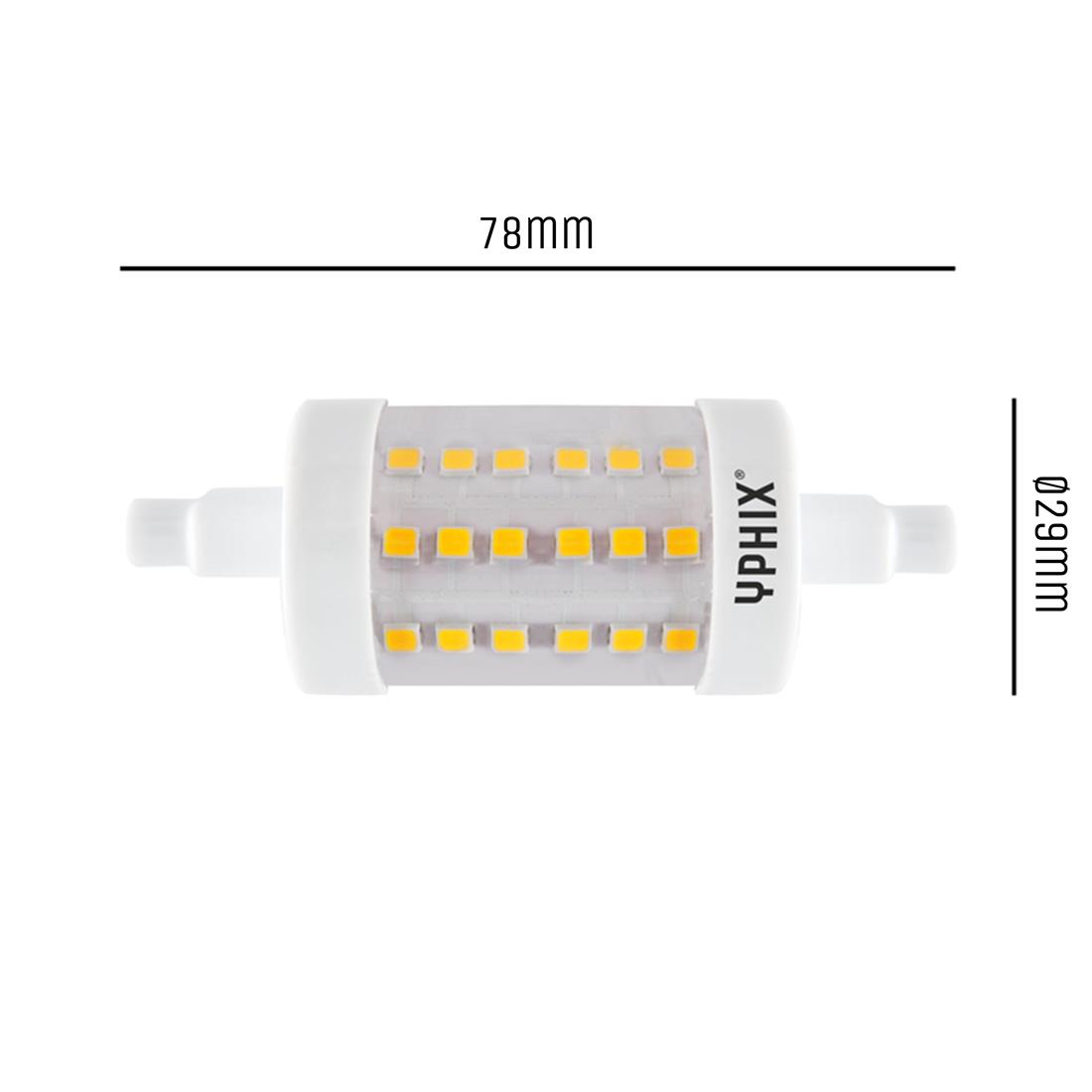 Miniatuur van Yphix LED R7S 5.5W 550lm warm wit 2700K 78mm (50501300)