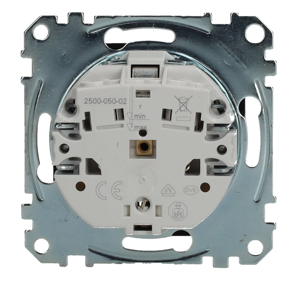 Miniatuur van Schneider-Merten systeem M Ocean plastic stopcontact met randaarde en kinderbeveiliging - matzwart (MEG2300-0403)