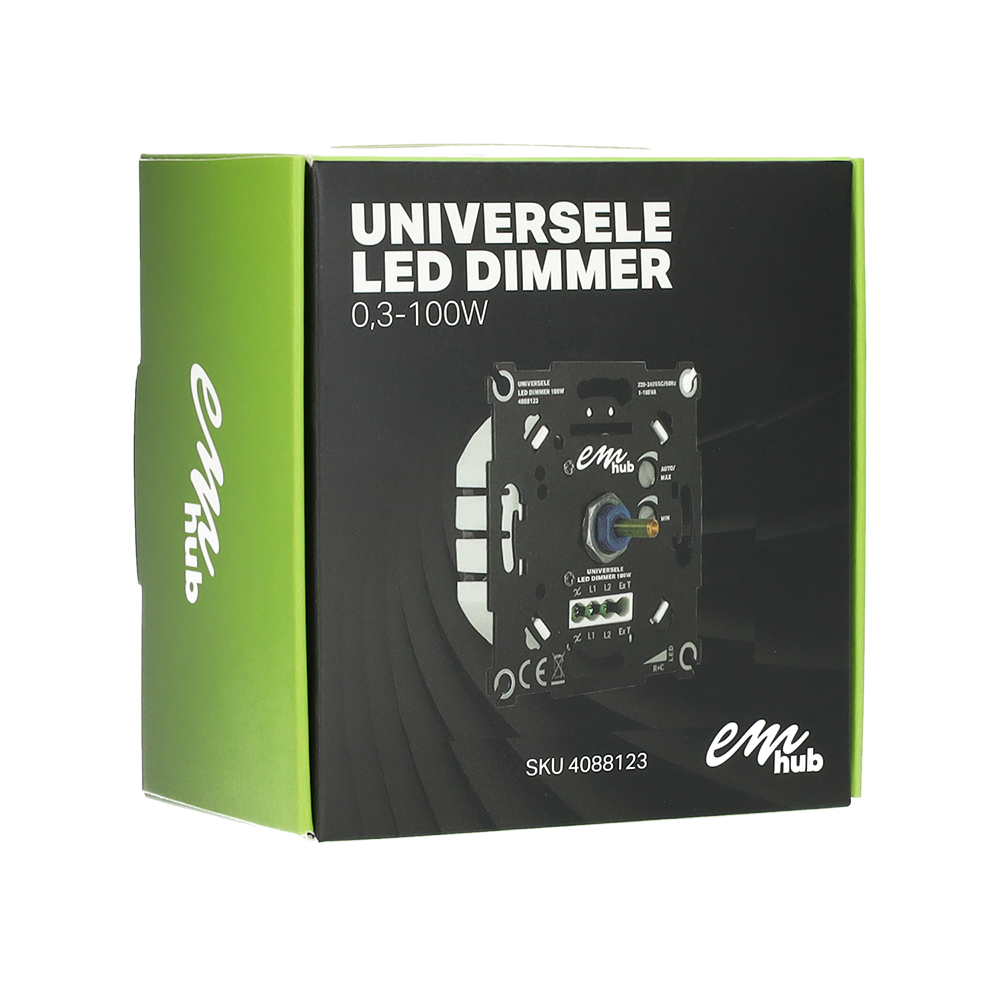 Miniatuur van EMhub universele LED dimmer 0.3- 100W (4088123)