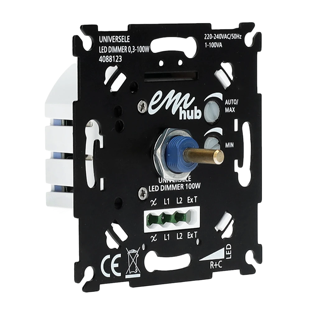 Miniatuur van EMhub universele LED dimmer 0.3- 100W (4088123)