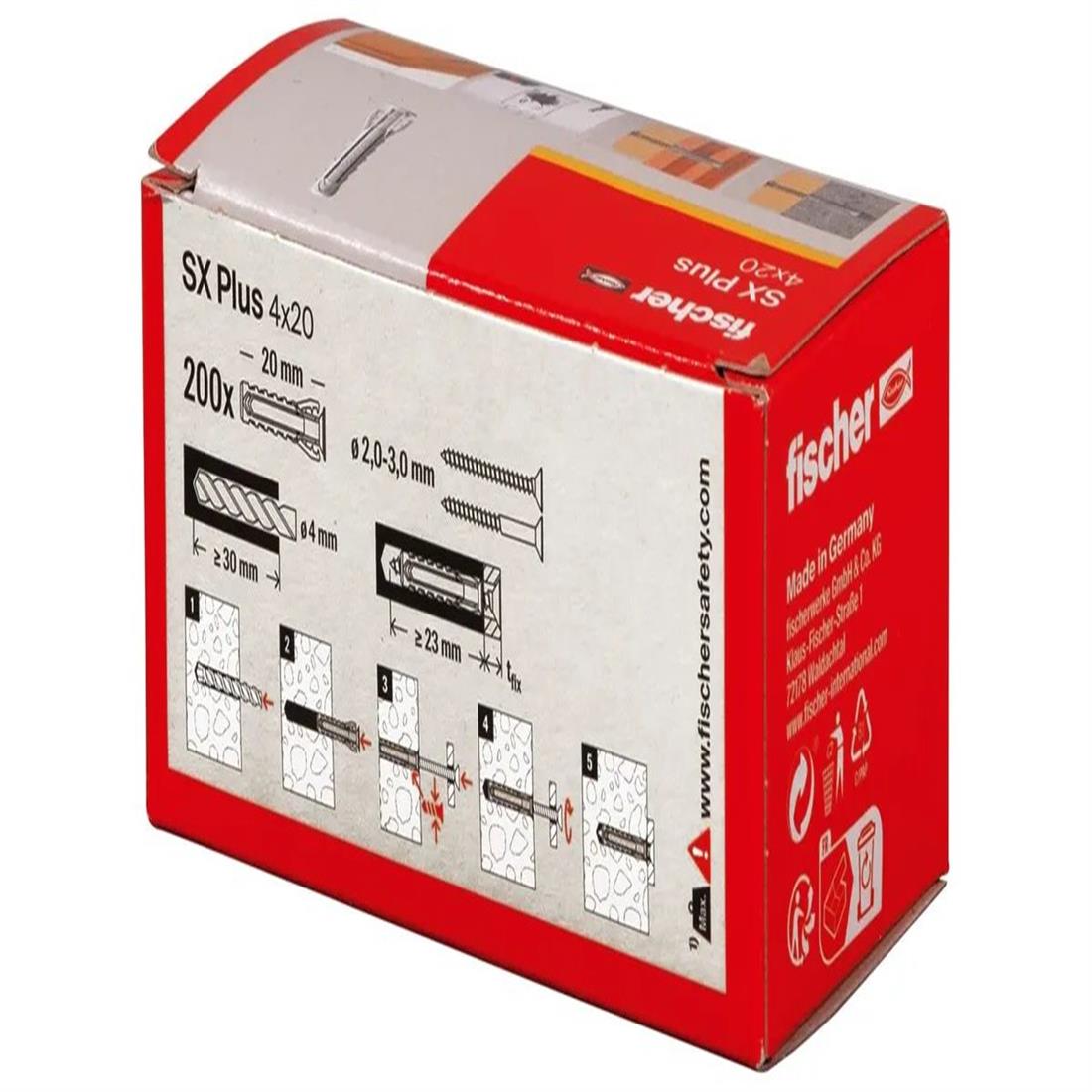 Miniatuur van Fischer plug SX plus 4x20mm - per 200 (568004)