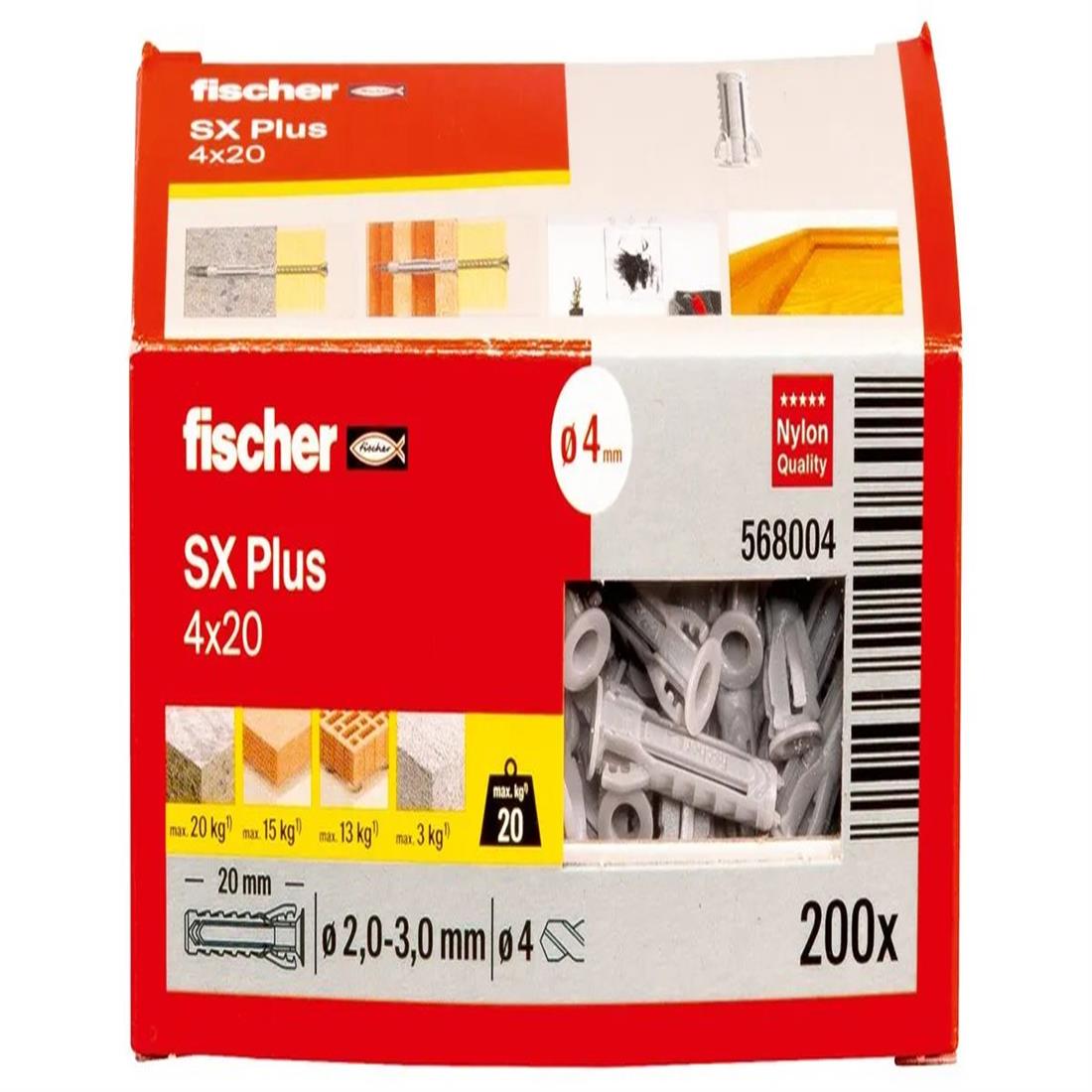Miniatuur van Fischer plug SX plus 4x20mm - per 200 (568004)