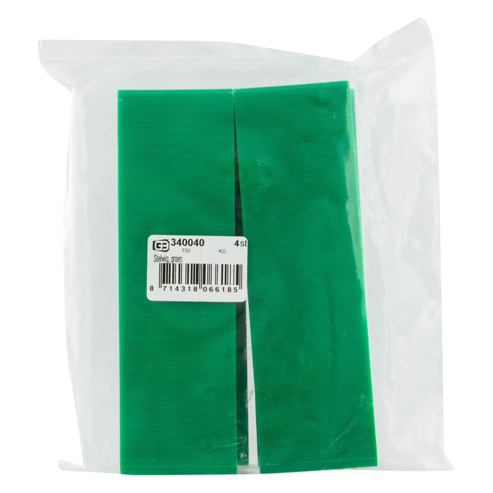 Miniatuur van GB stelwig 150x45x25mm - groen per 4 stuks (340040/zak4st)