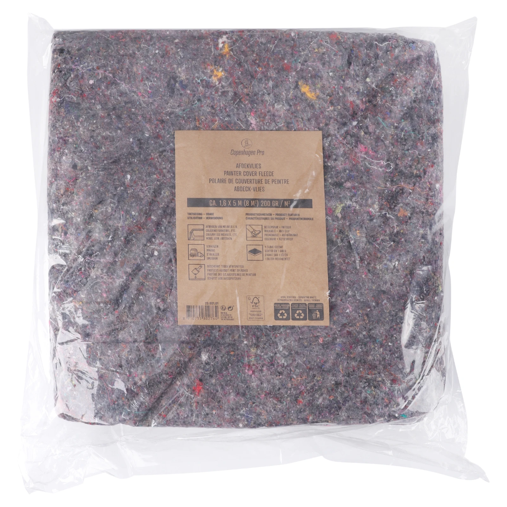 Miniatuur van Copenhagen Pro afdekvlies 1.6x5m 200g - grijs (23.601.01)