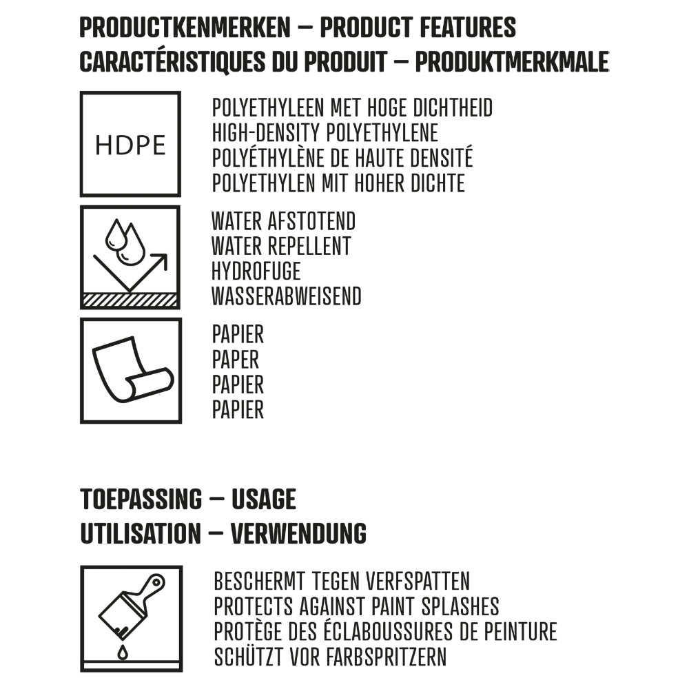 Miniatuur van Copenhagen Pro reserve afplaktape-folie 140cmx33m - transparant (23.610.05)