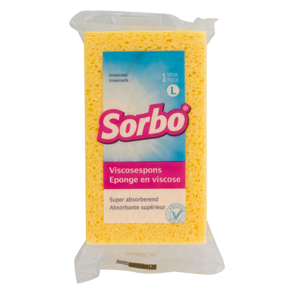 Miniatuur van Sorbo huishoudspons L viscose 16x11cm (50053)