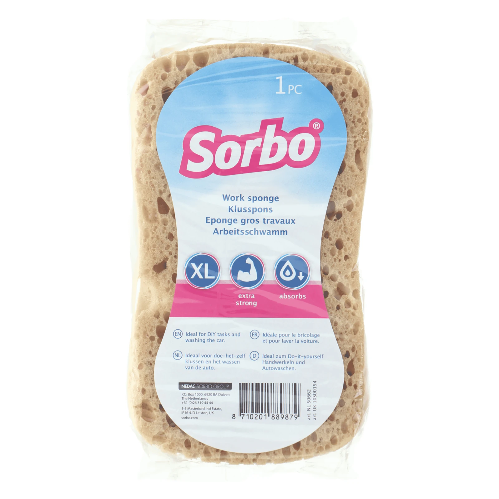 Miniatuur van Sorbo klusspons XL viscose (50662)