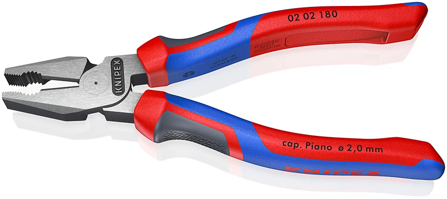 Miniatuur van KNIPEX combinatietang kracht 180mm 3-comp comfort (02 02 180)