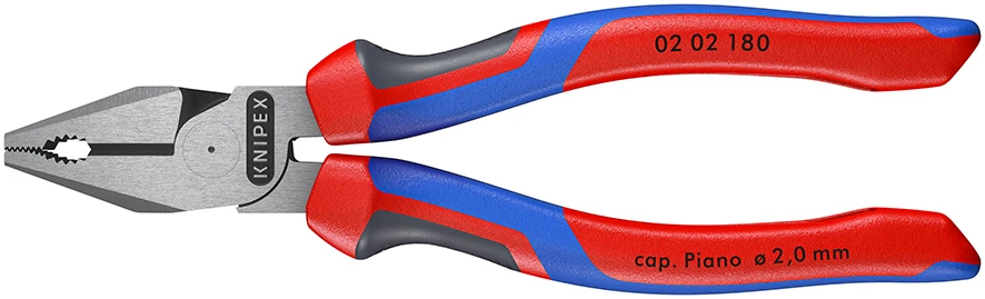Miniatuur van KNIPEX combinatietang kracht 180mm 3-comp comfort (02 02 180)