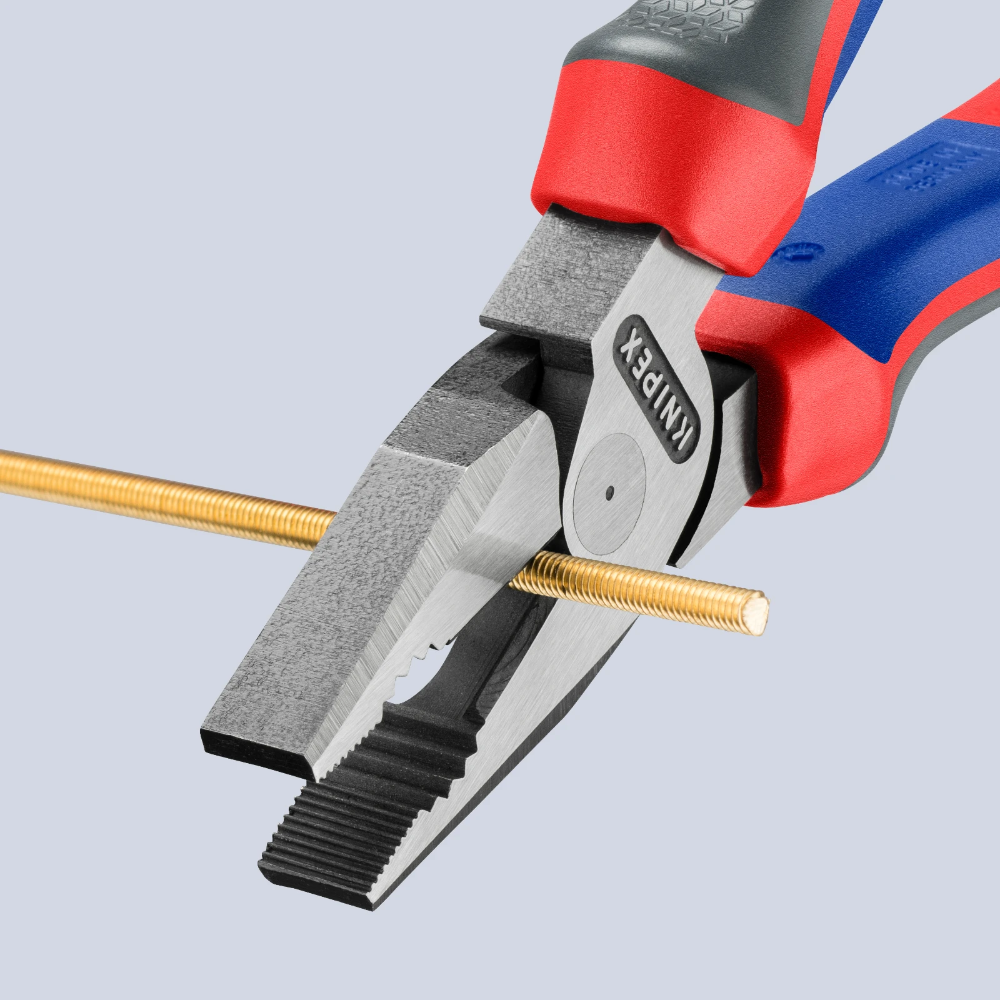 Miniatuur van KNIPEX platbuigtang met vlakke breede bek 140mm met 3-comp comfort handgreep KNIPEXtend (2005140)