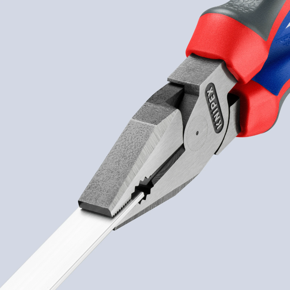 Miniatuur van KNIPEX platbuigtang met vlakke breede bek 140mm met 3-comp comfort handgreep KNIPEXtend (2005140)