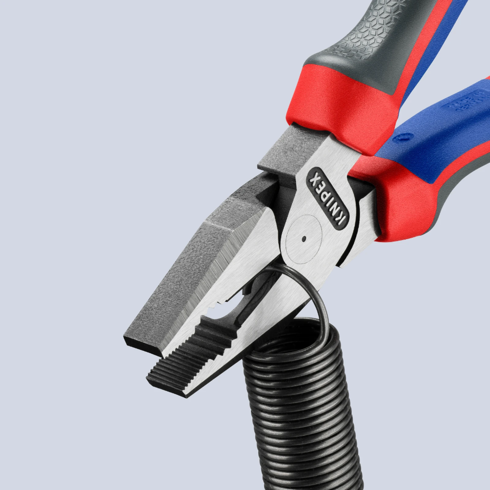 Miniatuur van KNIPEX platbuigtang met vlakke breede bek 140mm met 3-comp comfort handgreep KNIPEXtend (2005140)
