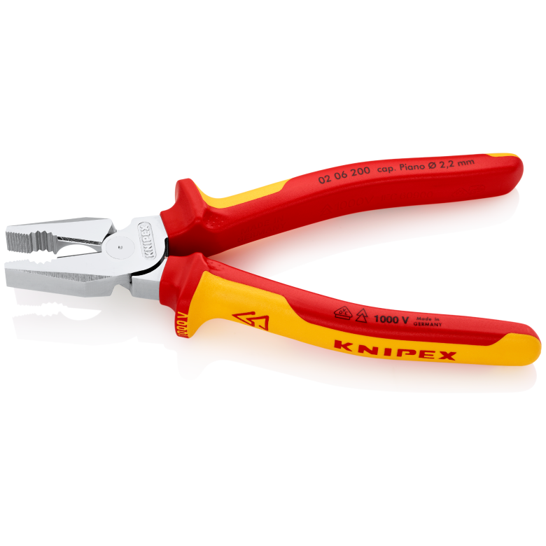 Miniatuur van KNIPEX combinatietang kracht comfort 180mm VDE (02 06 200)