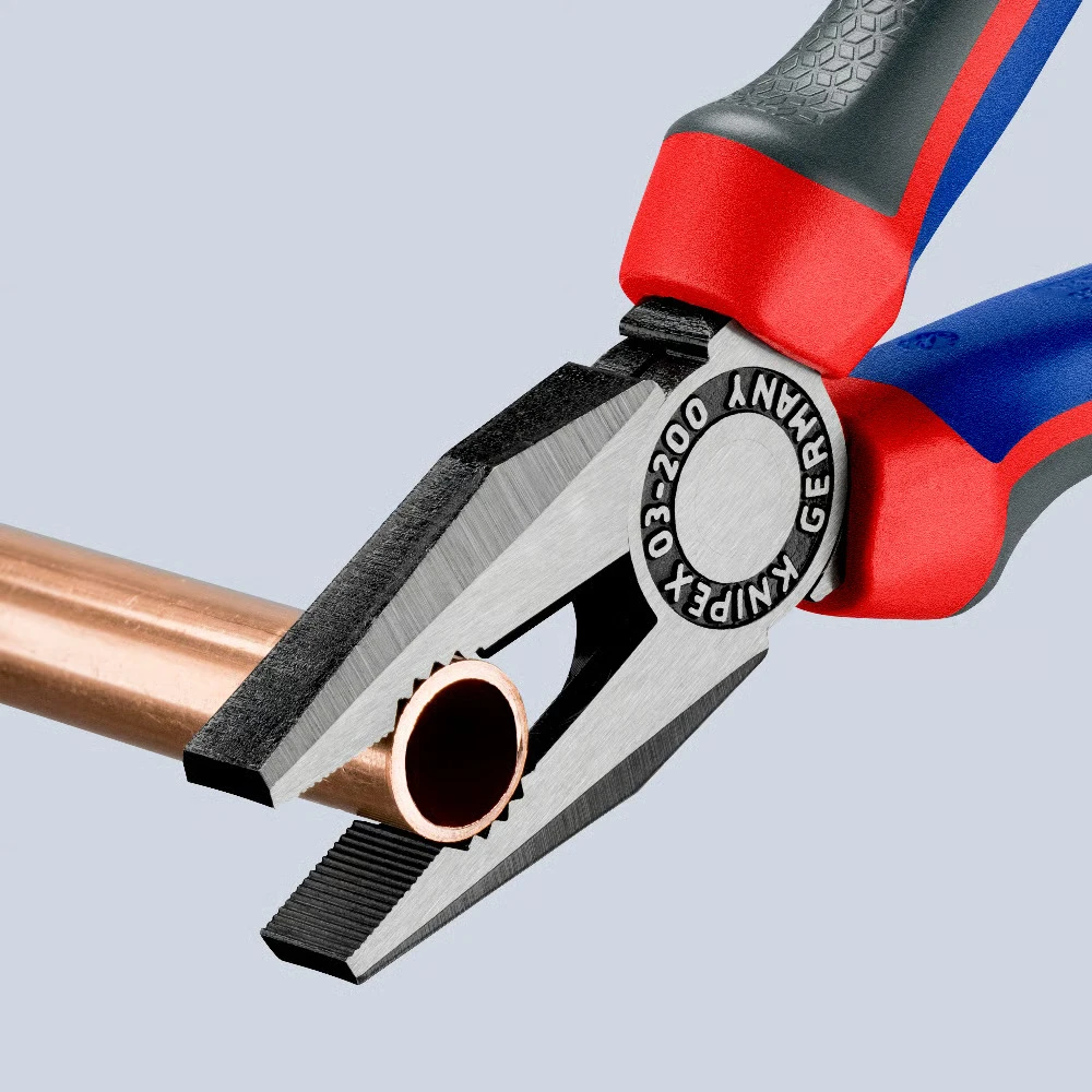 Miniatuur van KNIPEX combinatietang comfortgrepen 200mm (03 02 200)